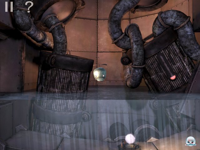 Gleiches Spiel, etwas schwächere Technik: Unmechanical auf dem iPad. Gleiches Spiel, etwas schwächere Technik: Unmechanical auf dem iPad.