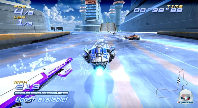 Sieht aus wie WipEout, spielt sich wie F-Zero - und führt das Ikaruga-Prinzip in einem Rennspiel ein. Sieht aus wie WipEout, spielt sich wie F-Zero - und führt das Ikaruga-Prinzip in einem Rennspiel ein.