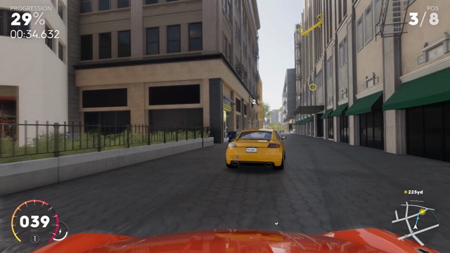 Exklusive Spielszenen: Das erste Straßenrennen (Xbox One X)