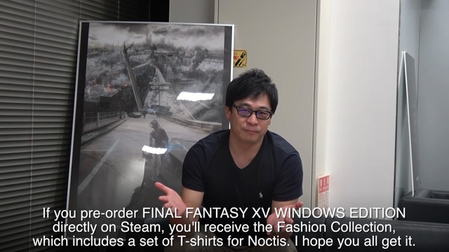 Hajime Tabata Community Message PC